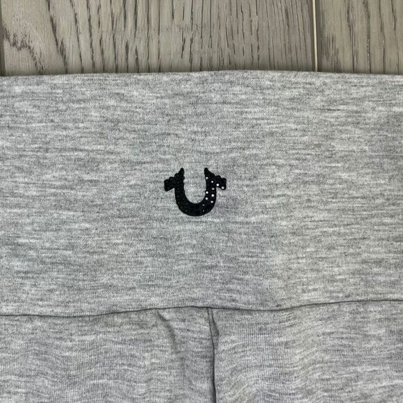 True Religion Womens Size L Gray High Raise Pull On Ankle Legging Jersey Knit - Picture 10 of 11